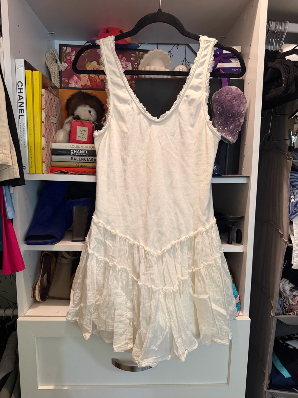 Free People Izi Drop-Waist Mini Dress